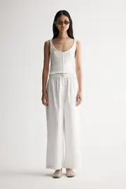 Burleigh Pant White Size 12 | Elka Collective