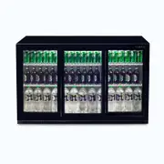 Bromic Back Bar Fridge - 307L - 3 Doors - Sliding