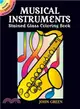 Musical Instruments Stained Glass Coloring Book