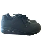NWT Skechers Deloney Composite Safety Toe ASTM Non-Metallic Shoe Black Women 7.5