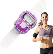 Finger Counter Clicker | LCD Digital Display Finger Counter | Manual Resettable Electronic Knitting Row Recorder Ring for Track and Field Lap