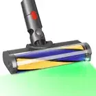 Soft Roller for Dyson V7 V8 V10 V11 V15 Vacuum Hard Floor Brush Head W/ Light