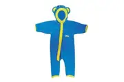 XTM Baby Toddler Panda Blue Onesie Microfleece Suit Size 0 - 1