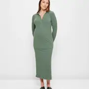 Target Maternity Ribbed Skirt - Green