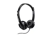 [H100 Black] Rapoo H100 Wired Stereo Headsets HD Voice Microphone Volume Adjustment 3.5mm