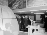 Crown Prince Akihito Visits The Sakura-Maru, Which Cruises Abro 1964 Old Photo 3