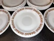 PYREX Corning Tableware COPPER FILIGREE 5 1/2” Saucer 796 - 12 Piece Set All New