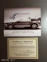 Thomas Wilson Signed 8x10 Back To The Future DeLorean