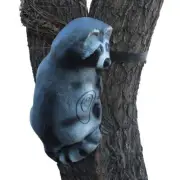 KHAMPA 3D Raccoon Archery Target Tree-Climbing Self-Healing w/ adjustable Strap