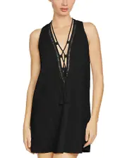 Robin Piccone Michel Lace Up Tunic Dress
