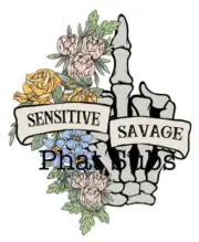 Sublimation Print Sensitive Savage Ready To Press Heat Transfer