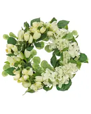 National Tree Company Tulips & Buttercups Spring Wreath