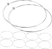 FUNOMOCYA Pack Guitar String Replacement Steel Strings for Acoustic Electric Easy to Install Aesthetic Enhancement