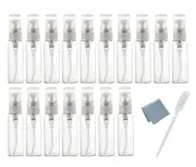 Elfenstal- 20Pcs Empty 10Ml Clear Fine Mist Atomizer Glass