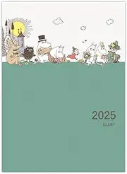 Japan Hallmark Moomin Notebook, 2025, A5, Monthly Family Notebook, 835-101 (Begins December 2024)