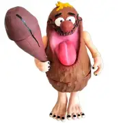 JUMBO Hanna Barbera Captain Caveman Scoob Scooby Figure 13” Bootleg Mexican NEW