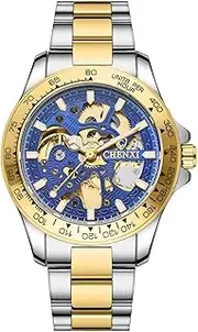 [DAXIAOYU] Men Automatic Watches Mechanical Wrist Watch Hollowed Out Luminous Self-Winding Stylish Business Watches
