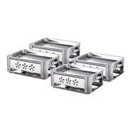 SOGA 4X 36CM Portable Stainless Steel Outdoor Chafing Dish