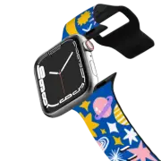 Apple Watch Series 7-9 (45mm) Impact Band BLUE STARS