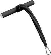 Stretching Band, Fitness Tension Rope, Waist Arm Leg Slimming Workout, Strength Flexibility Exercise Equipment for Training Yoga, 11.81 Inches, Gray/Black