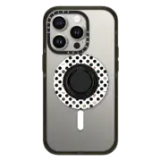 Snappy Ring Holder Snappy™ Ring Holder MagSafe Compatible Black and Gold Polka Dots