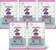 Breast Pump Wipes Quick Clean, Natural Pump Cleaning Wipes On The Go, Resealable Manual Pacifier Wipes Breastfeeding Supplies, 30 Count (Pack of 5)