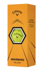 Callaway Warbird Golf Balls 3-Pack, Yellow