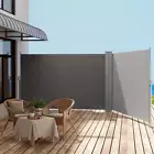 Privacy Screen, 1.8 X 6M Retractable Side Awning Roller Blind Sun Shade Outdoor