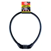 Bicycle Bike Cycling Lock Steel Cable Padlock Trailer 4-Digit Security