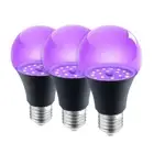 Aluminium UV Purple Bulb 360 Glow Purple Black Light Bulb Restaurant