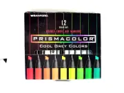 Prismacolor Double-Ended Art Markers 12 Cool Grey Colors Sanford