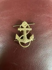 USSR Anchor Badges. NEW. Worn on Hats and Suits Soviet Marine And Naval Officers