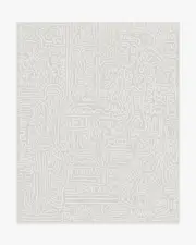 245' x 305' | Machine Washable Runner Rug | Kid & Pet Friendly | Indoor Rug | Freestyle Pearl Flatwoven Rug by Keith Haring | Ruggable