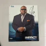 Taz - TNA Impact Wrestling Autographed Signed 8x10 Photo Promo WWE