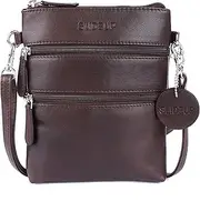 [SLIDEUP] Bags Womens Crossbody Leather Bag Shoulder Bag With Hand Stitched Detailing And Detachable Straps