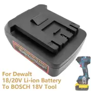 Battery Adapter for Dewalt New 18V/20V Convert To BOSCH 18V Li-ion Kits Battery