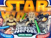 New OBI-WAN KENOBI & GENERAL GRIEVOUS Star Wars GALACTIC HEROES 2-Pack Figures
