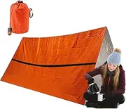 Survival Sleeping Bag - Waterproof Bivy Sack Aluminum Film Sleeping Bag,Survival Shelter Compact Lightweight Outdoor Supplies for Outdoor