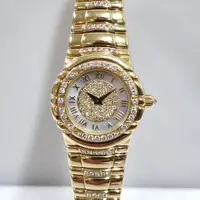 在飛比找蝦皮購物優惠-送禮禮物禮品Piaget 伯爵女用18K金鑽錶 原鑲鑽石 錶