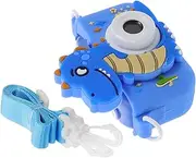 LALAFINA Dual Camera for Boys and Girls Dinosaur Themed Instant Camera Video for Toddlers Children
