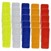 25 Pcs Warning Reflective Stickers Assortment Outdoor Waterproof Tape Safety