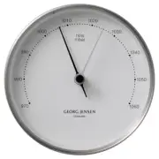 NEW Georg Jensen Henning Koppel Barometer White with Steel Border