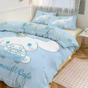 a2381 Cute Cinnamoroll Cartoon Character Duvet Cover Set Bedding Set 3D Cartoon Printed Comfortable And Soft Bed Set Room Decor for Bedroom jfr2381
