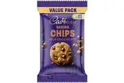 Cadbury Baking Milk Chocolate Chips Value Pack 410g