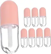 Vaguelly Lip Gloss Containers 8pcs Empty Lip Gloss Sample Bottles Mini Plastic Polypropylene