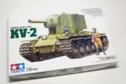 TAMIYA Military Model 1/35 Russian Heavy Tank KV-2 with Figure 35375