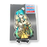 Quirky Fun Japan Sticker Sexy Beautiful Tattooed Woman Mannequin B-Side Label