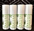 4pk BEAUTY TREATS MATCHA GREEN TEA VEGAN NATURAL EXTRACTS LIP BALM CHAPSTICK LOT
