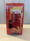Vintage Coca Cola Soda Coke Can Vending Machine Cookie Jar In Box Gibson