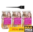 L'Oreal Casting Creme Gloss 801 Satin Blonde Hair Color 3-Pack Ammonia Free